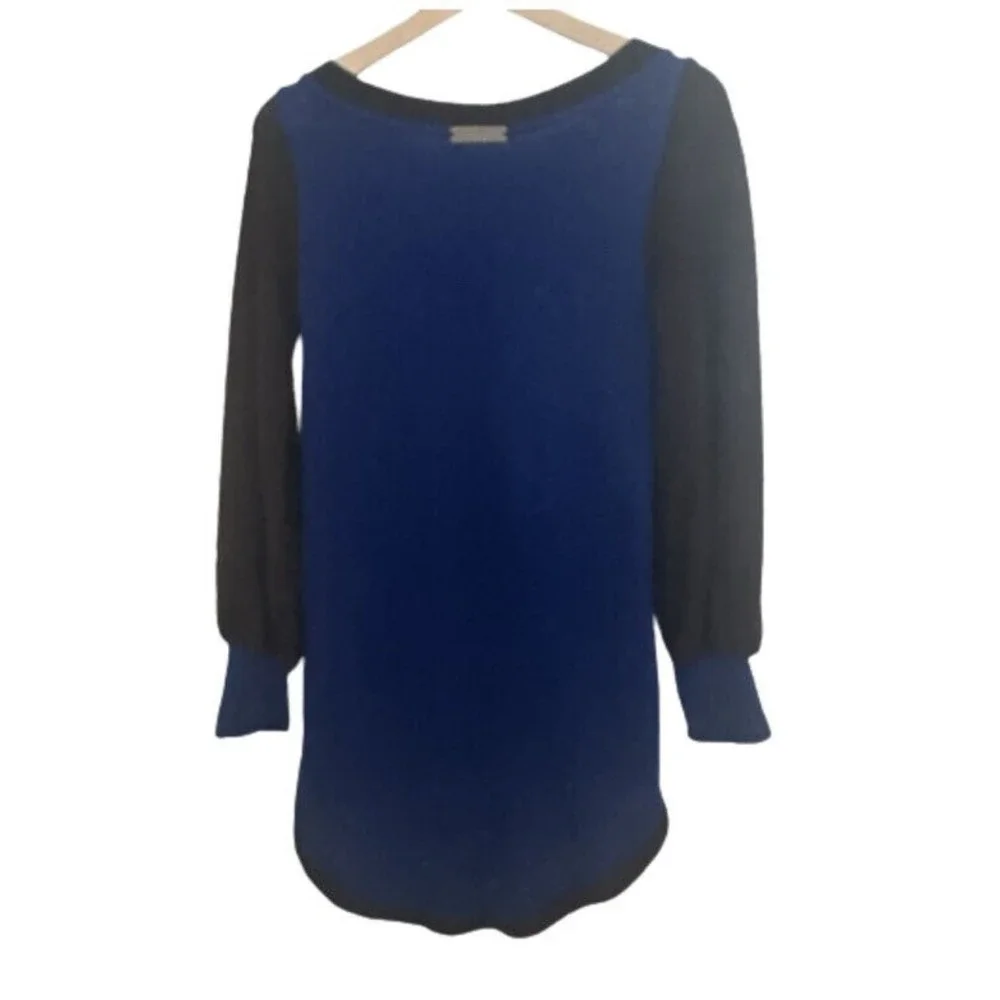 Elhoffer Design Sweater Womens Blue Brown Eagle Everyday Witch Collection  XS/S - Picture 3 of 8